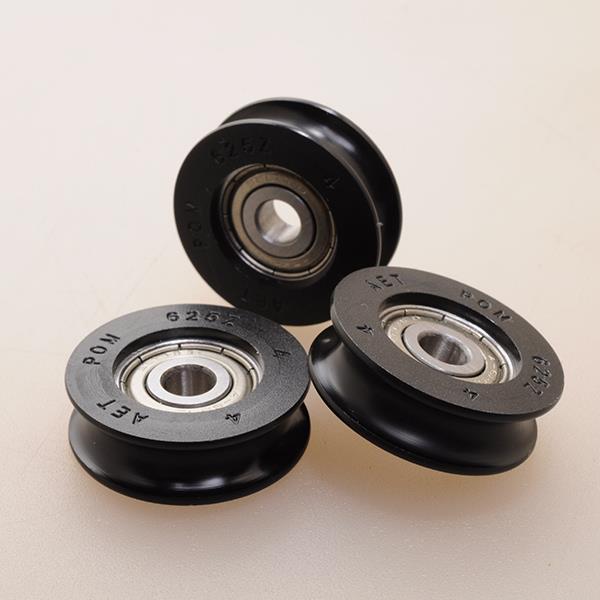 V groove PU POM Nylon Plastic Aluminium sliding window roller bearing Drawing Plastic injection molded Nylon bearing