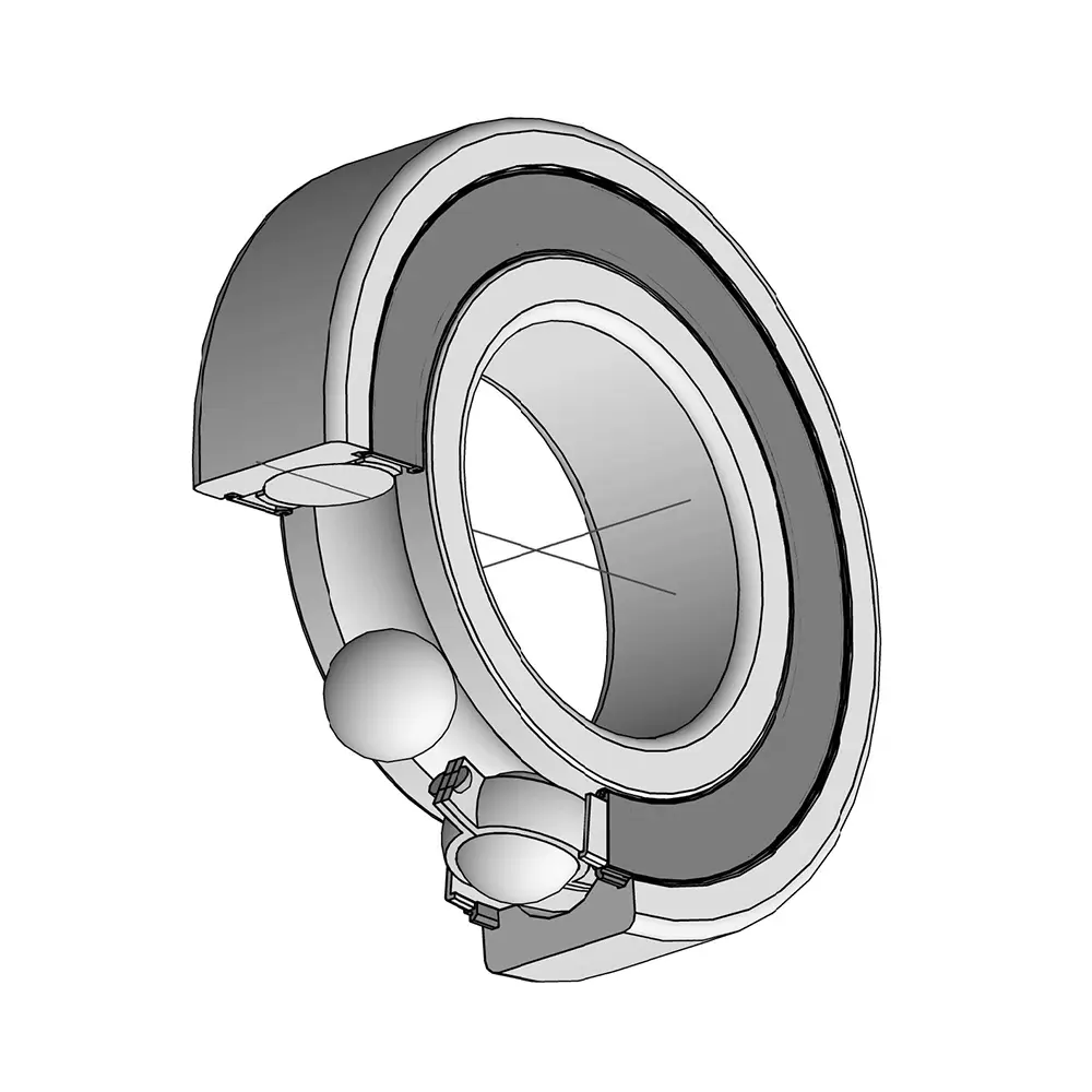 605, 605-2Z, 605-2RS Single Row Deep Groove Ball Bearing