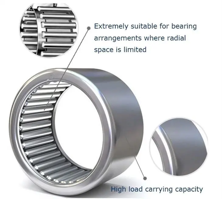 HK0910 Drawn Cup Needle Roller Bearing